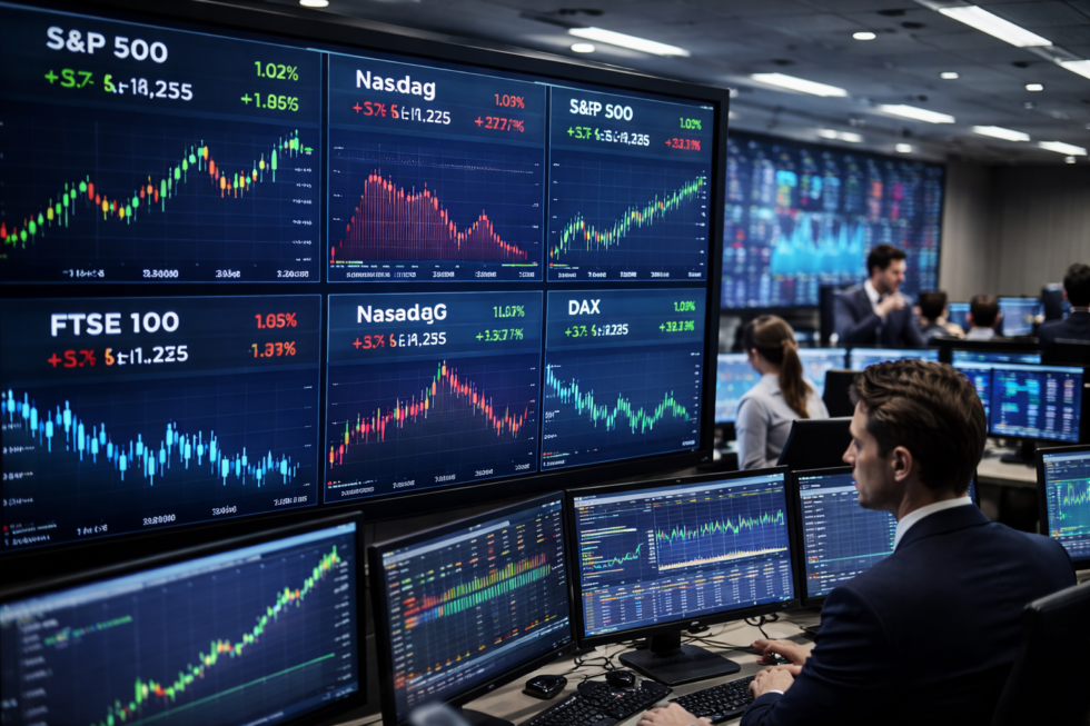 Global Stocks Edge Higher as Investors Assess Economic Signals