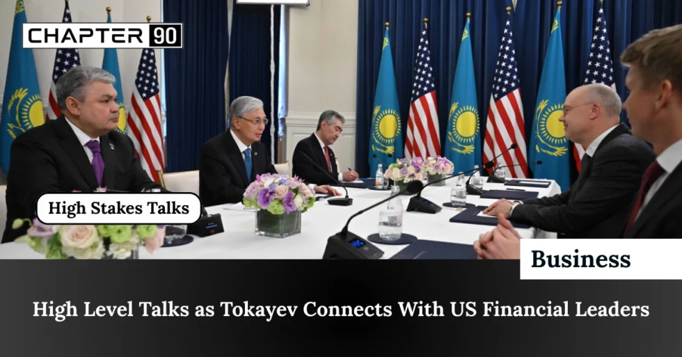 High Level Talks as Tokayev Connects With US Financial Leaders