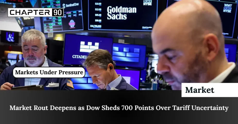 Market Rout Deepens as Dow Sheds 700 Points Over Tariff Uncertainty