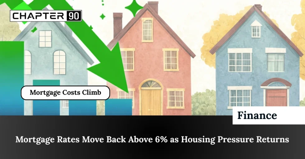 Mortgage Rates Move Back Above 6% as Housing Pressure Returns