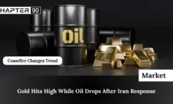 Gold Hits High While Oil Drops After Iran Response