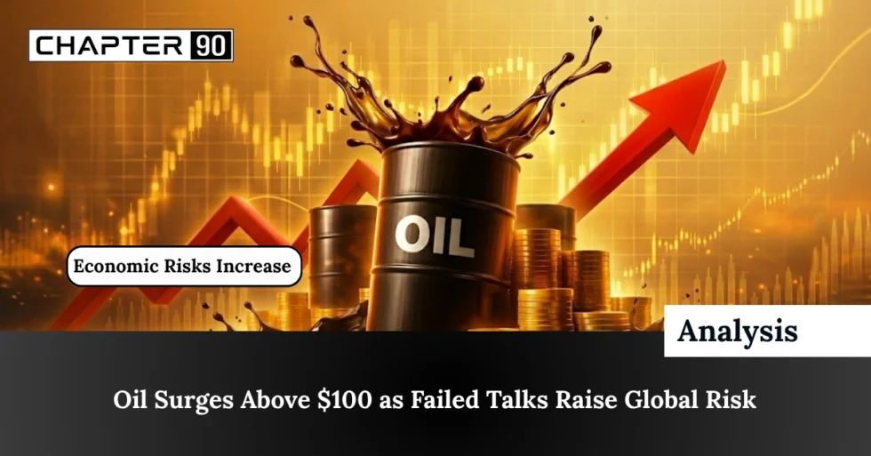 Oil Surges Above $100 as Failed Talks Raise Global Risk