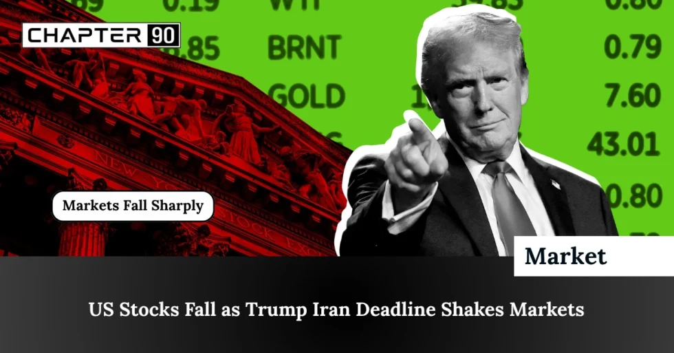 US Stocks Fall as Trump Iran Deadline Shakes Markets