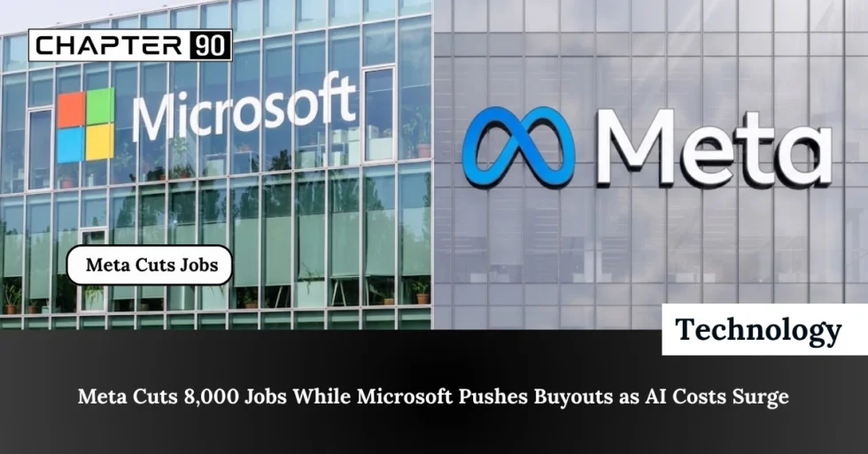 Meta Cuts 8,000 Jobs While Microsoft Pushes Buyouts as AI Costs Surge