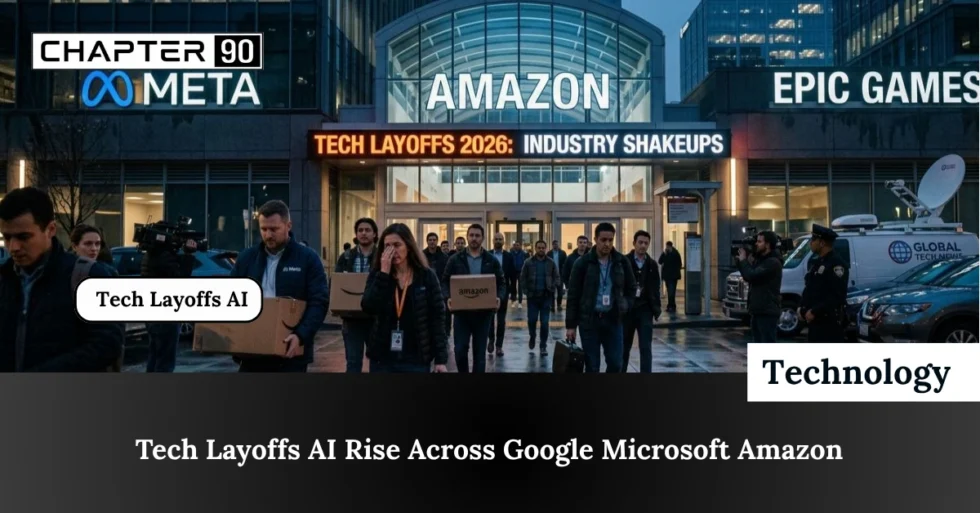 Tech Layoffs AI Rise Across Google Microsoft Amazon