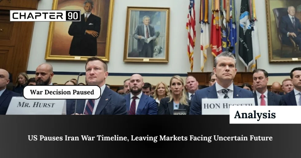 US Pauses Iran War Timeline, Leaving Markets Facing Uncertain Future