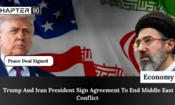 Trump And Iran President Sign Agreement To End Middle East Conflict